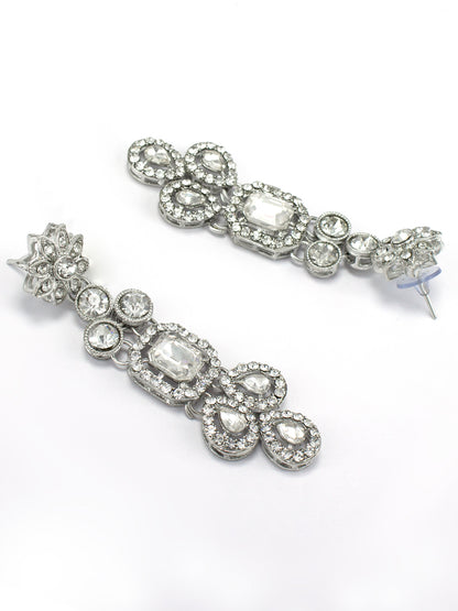 Crystal Jewellery Set With Maang Tika