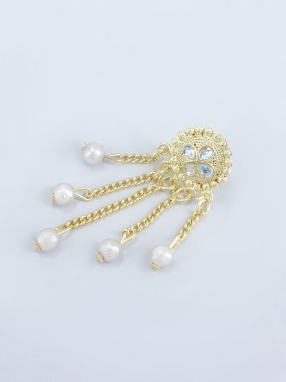 Floral Beads Drop Earrings