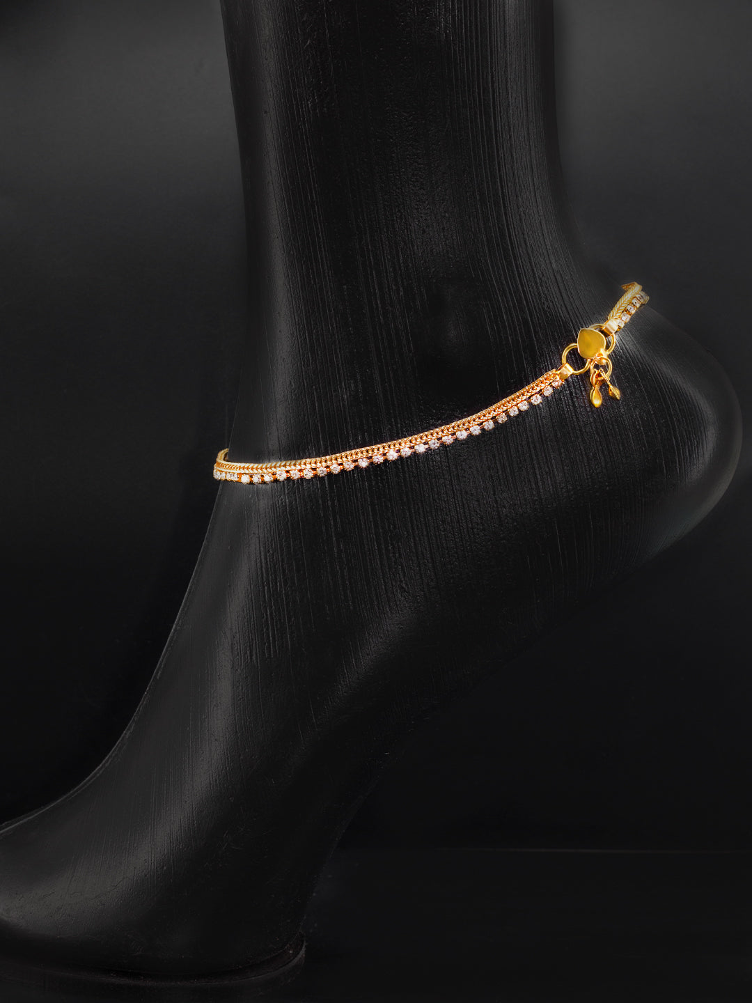 Set of 3 Pair Anklets