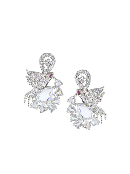 AD Bird Designer Sleek Jewellery Set with Earrings