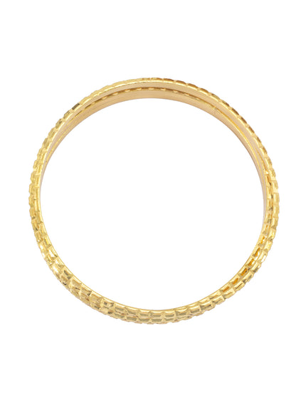 Set of 4 Brass Minimal Bangles
