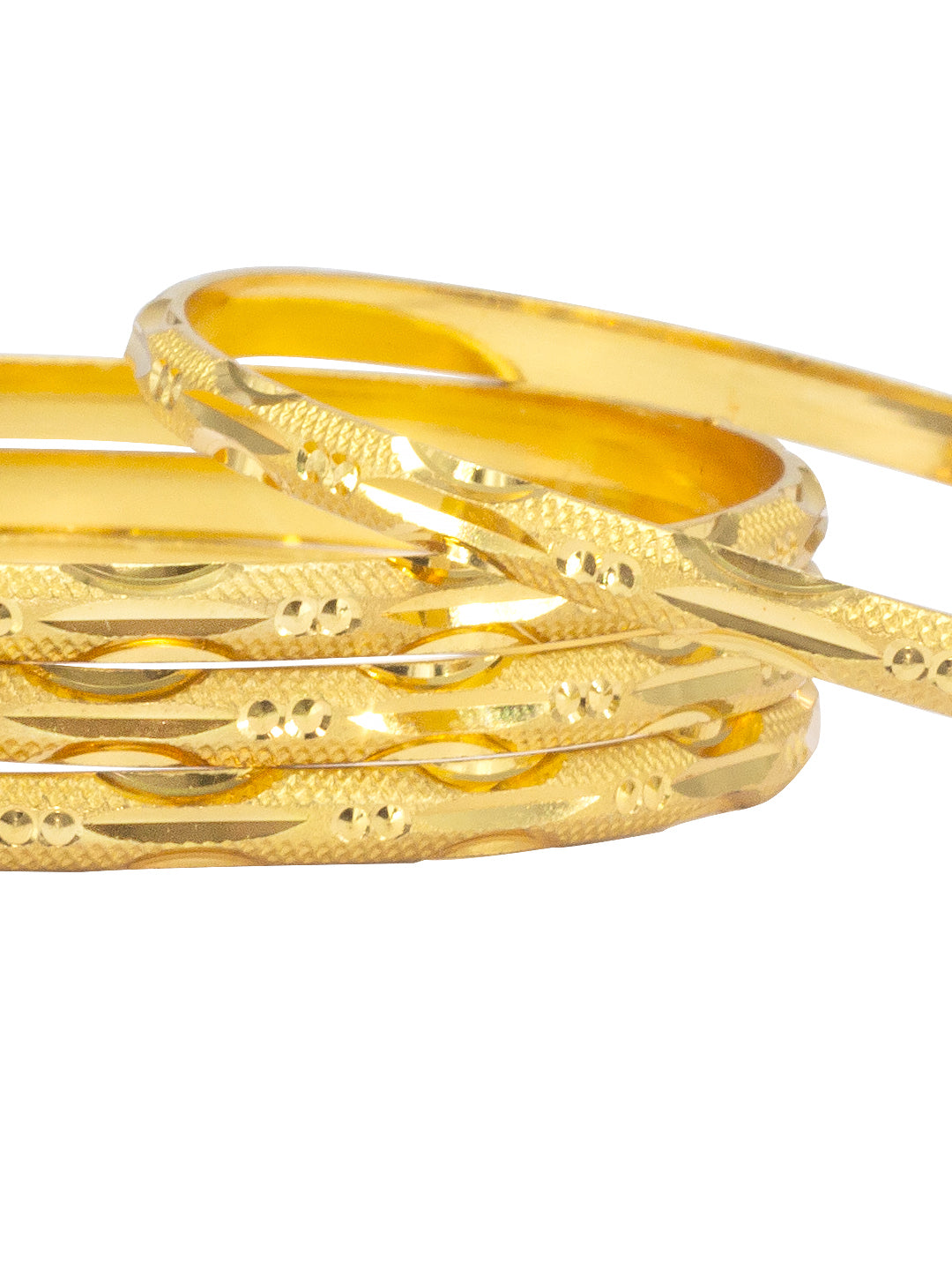Set of 4 Copper Minimal Bangles