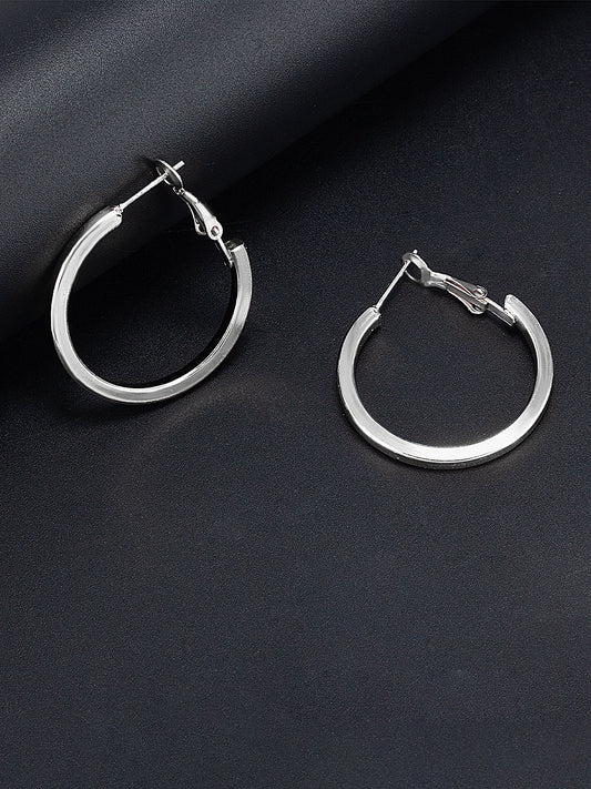 Sleek Hoop Earrings