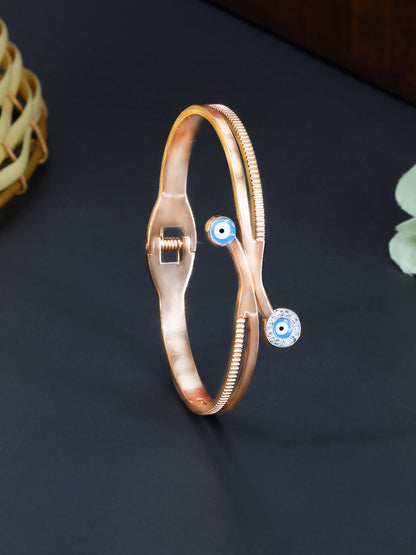 Anti Tarnish Evil Eye Openable Bracelet