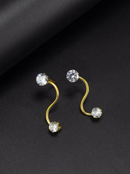 CZ Drop Earrings