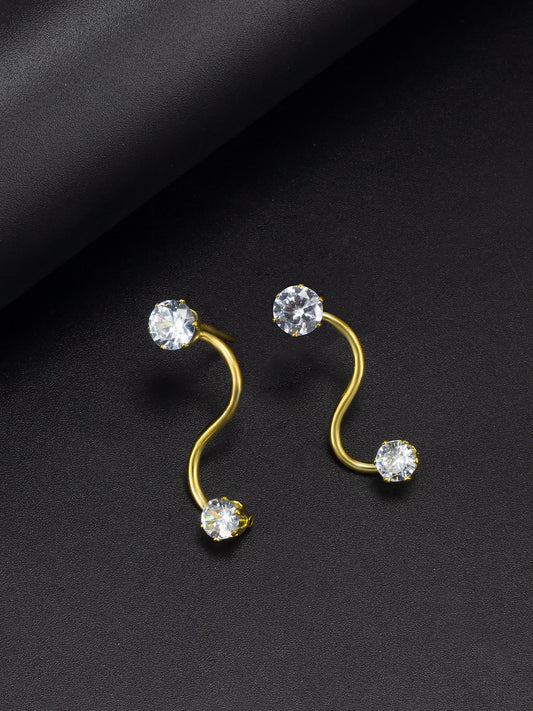 CZ Drop Earrings