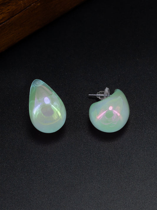 Mint Green Chunky Doom Earrings