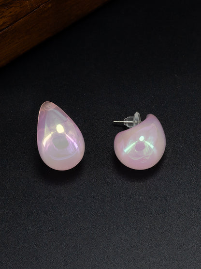 Pink Chunky Doom Earrings