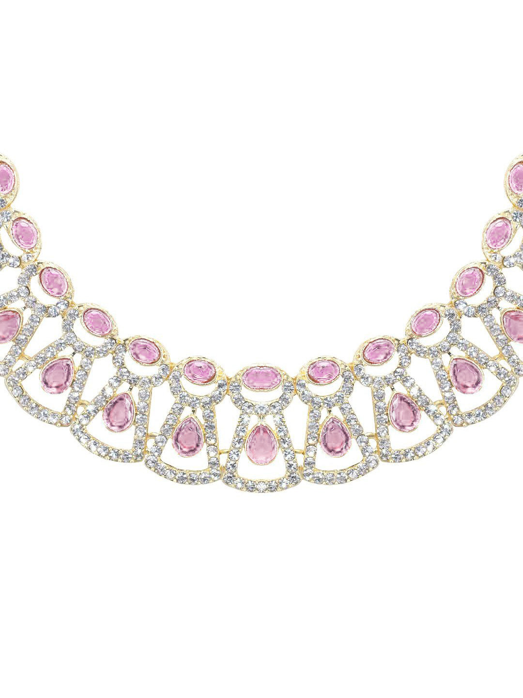 Purple Floral Jewellery Set