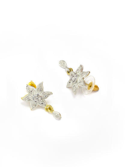 Floral AD Pendant Set With Adjustable Finger Ring & Bracelet