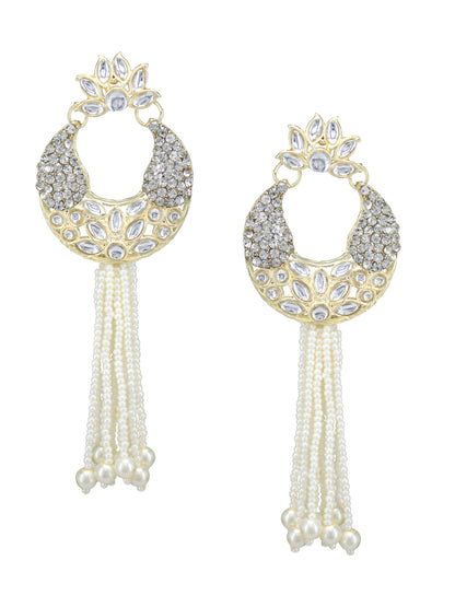 Kundan & Beaded Layered Long Jewellery Set
