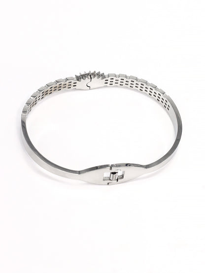 Stainless Steel Anti Tarnish Evil Eye Openable Bracelet