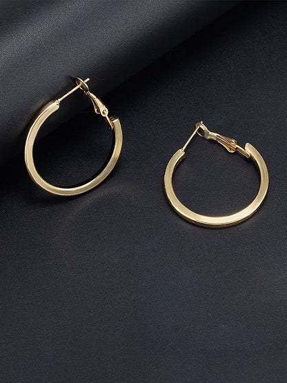 Gold Plated Hoop Earrings