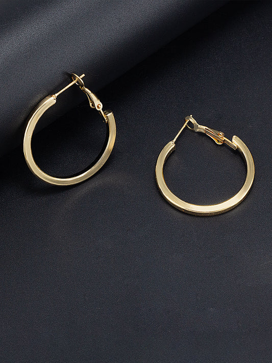 Gold Plated Hoop Earrings
