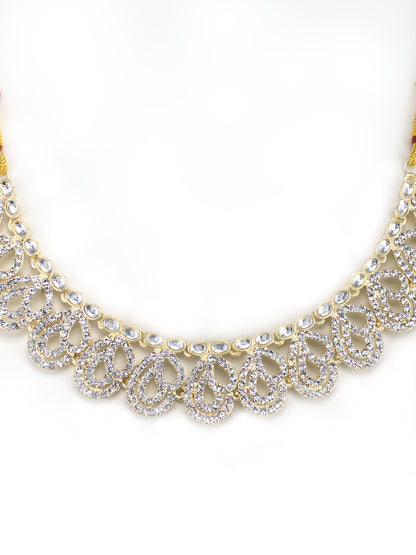 CZ Floral Jewellery Set