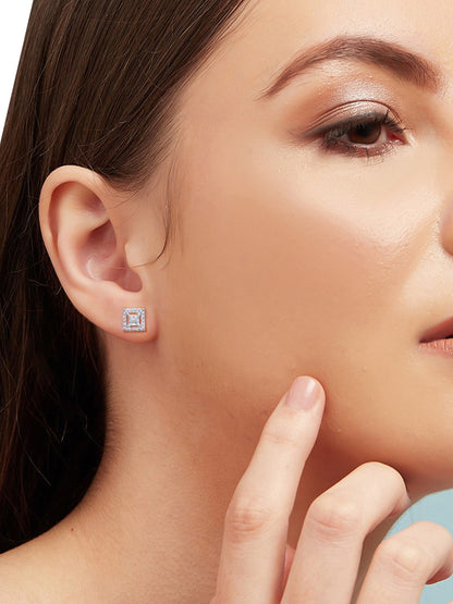 Pack of 3 Geometric AD Trendy Earrings