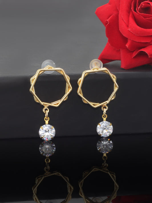 CZ Drop Earrings