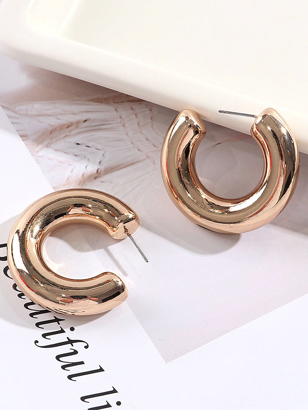 Half Hoop Earrings