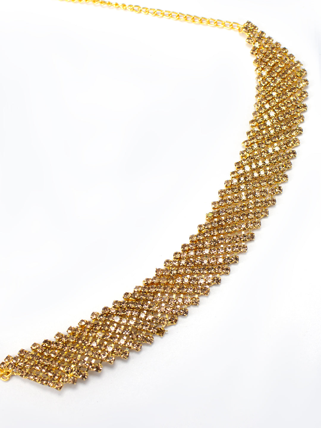 Gold Plated CZ Jewellery Set