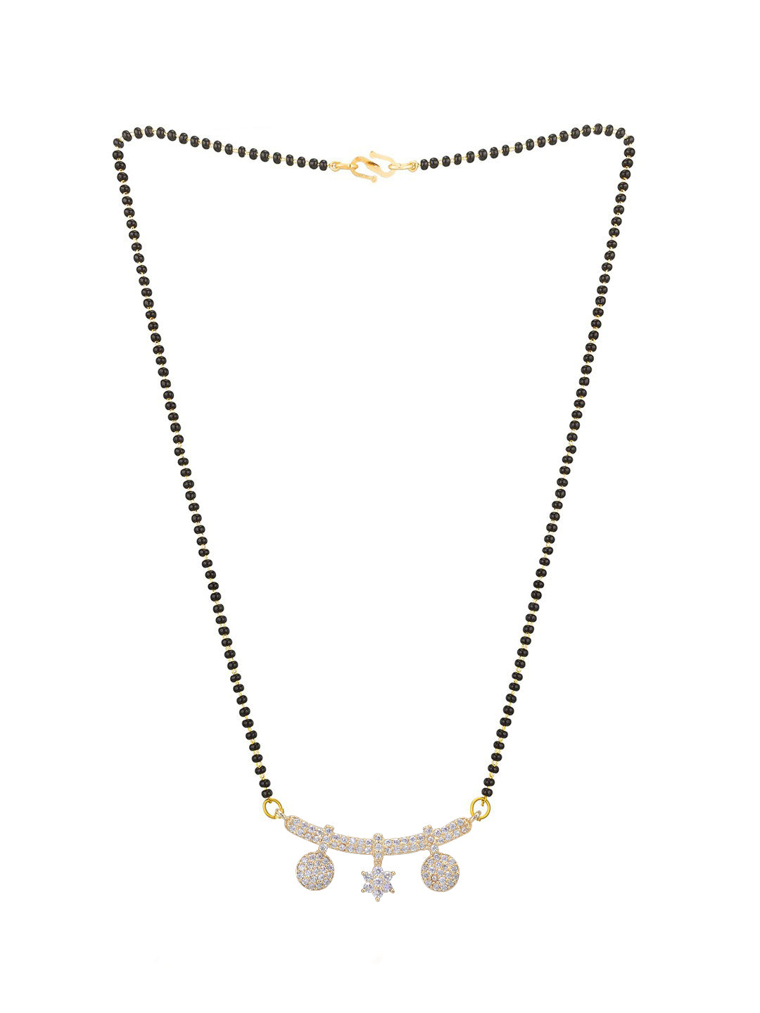 Golden American Diamond Mangalsutra