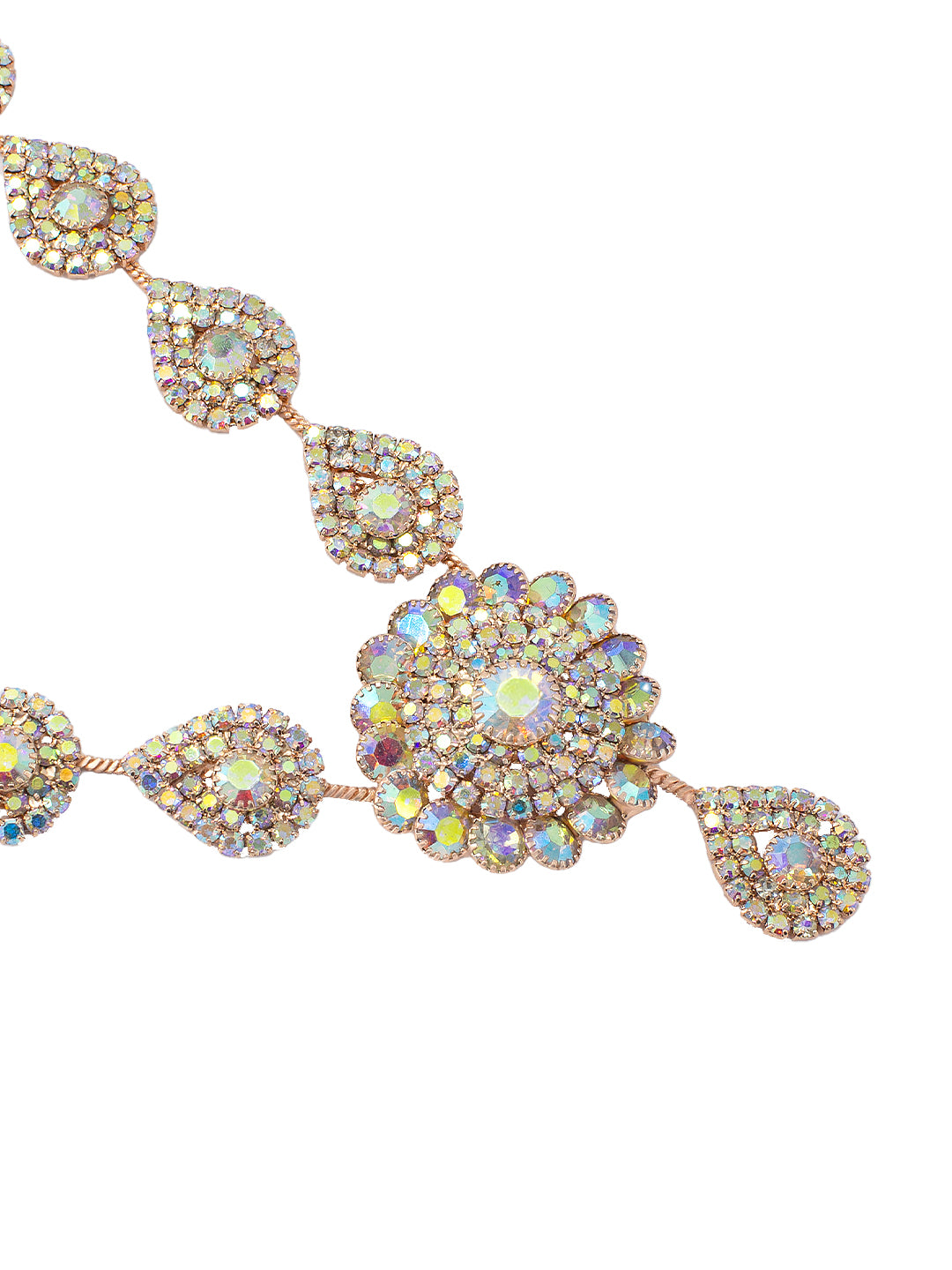 Floral Teardrop Jewellery Set