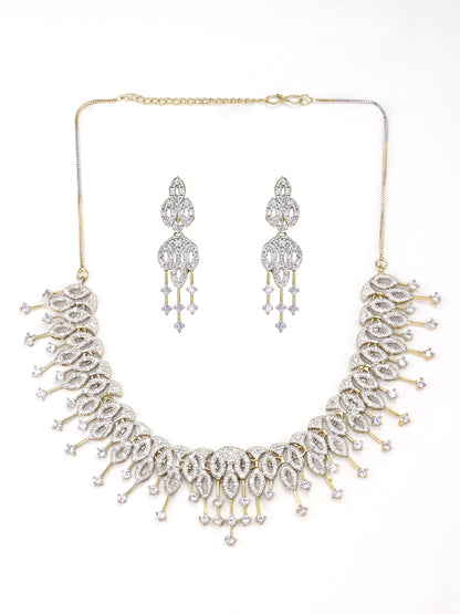 American Diamond Chandelier Jewellery Set