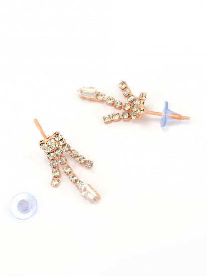 Floral CZ Jewellery Set
