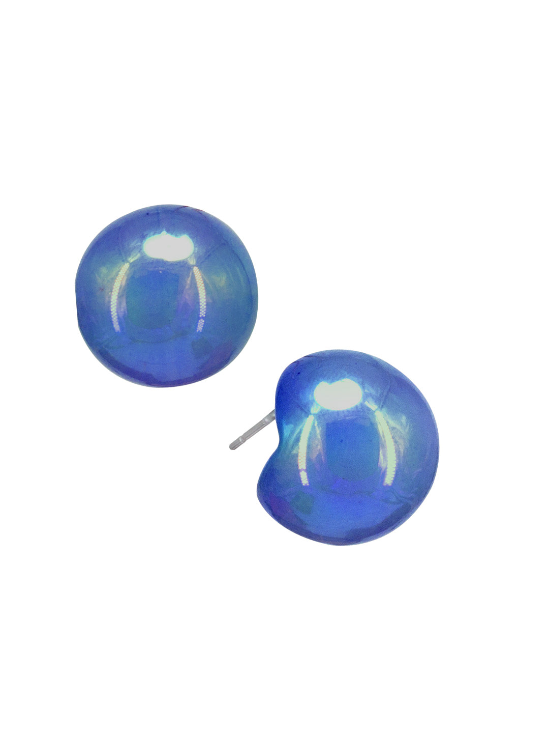 Blue Chunky Doom Earrings