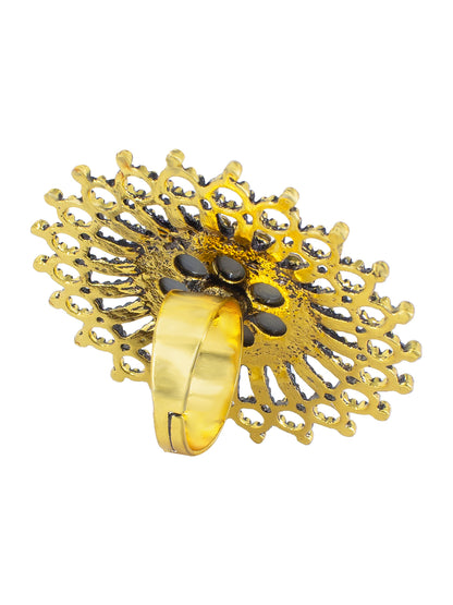 Mirror Sun Adjustable Ring