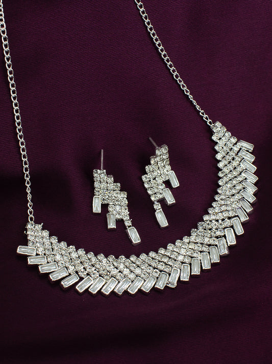 CZ Choker Jewellery Set