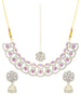 Purple Floral Jewellery Set