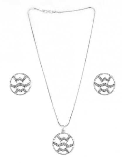 Circular AD Pendant Set