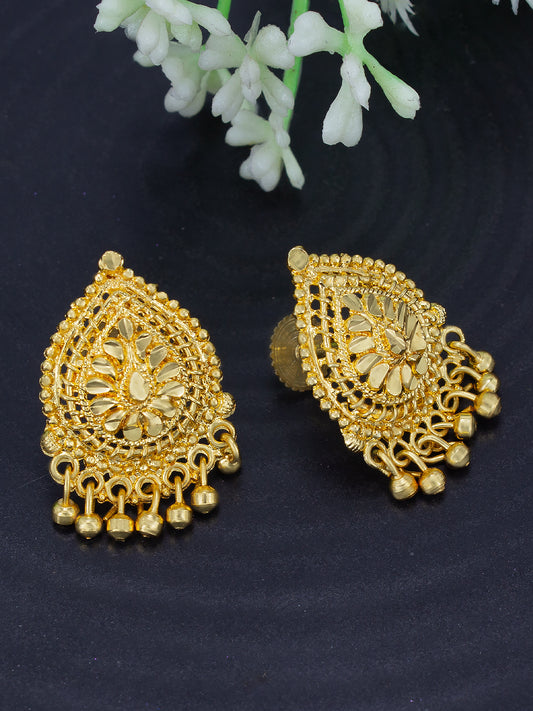 Pear Shaped Stud Earrings