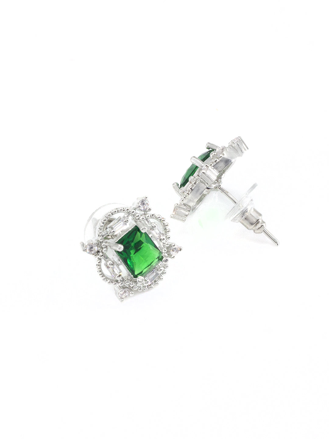 Green AD-Studded Pendant Set