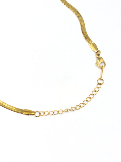 AD Heart Stainless Steel Trendy Chain Necklace
