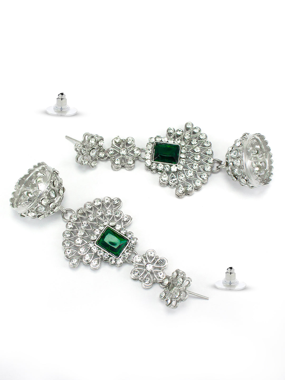Green CZ Bridal Jewellery Set