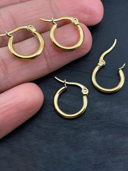 Pack of 4 Multicolor Small Hoop Earrings