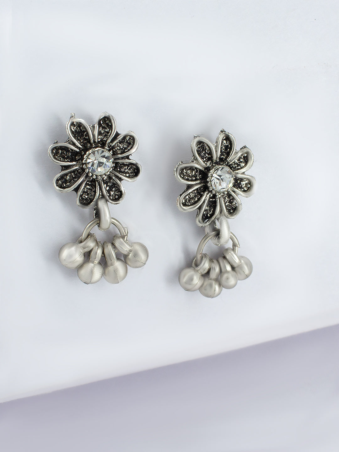 Floral Beads Drop Jewellery Set