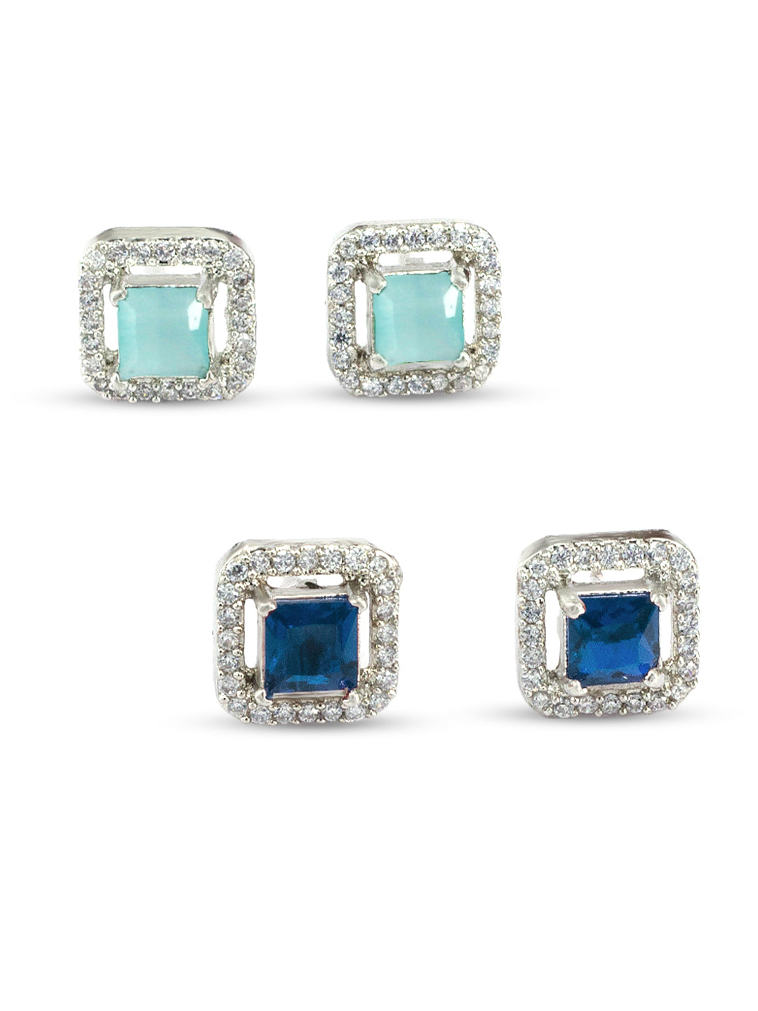 Pack of 2 AD Stud Earrings