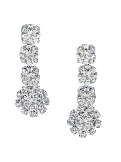 Floral CZ Stones Jewellery Set