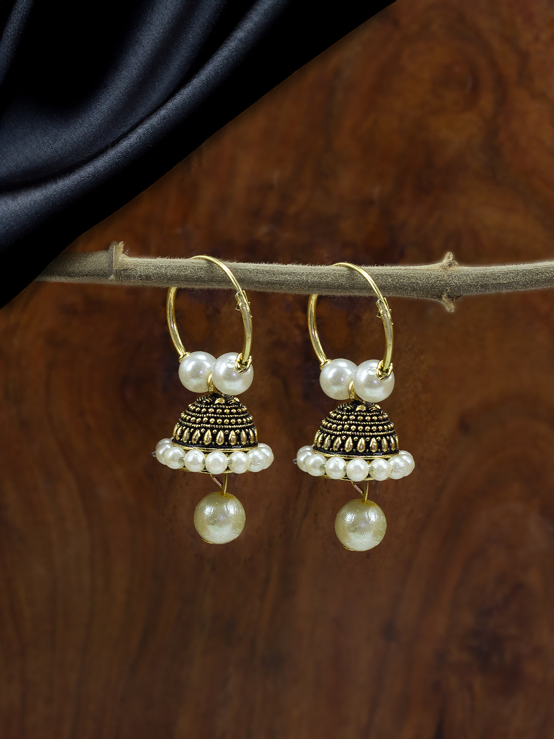 Pack of Eight Jhumki & Drop Earrings