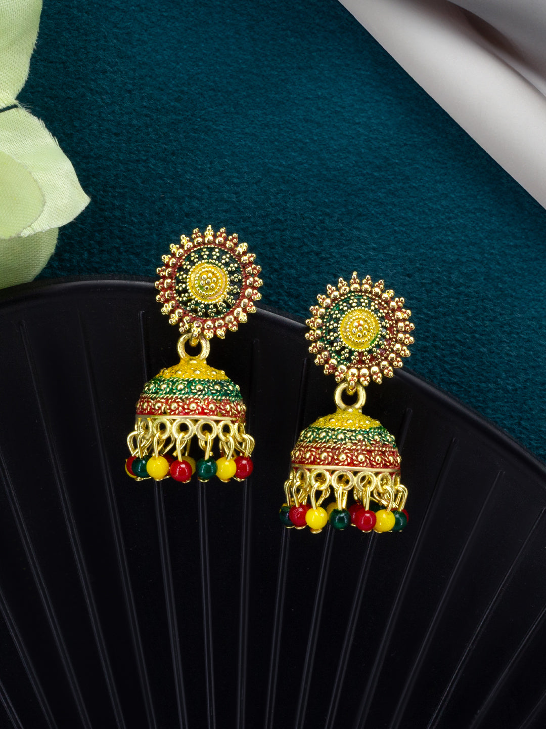 Pack of Eight Jhumki & Drop Earrings