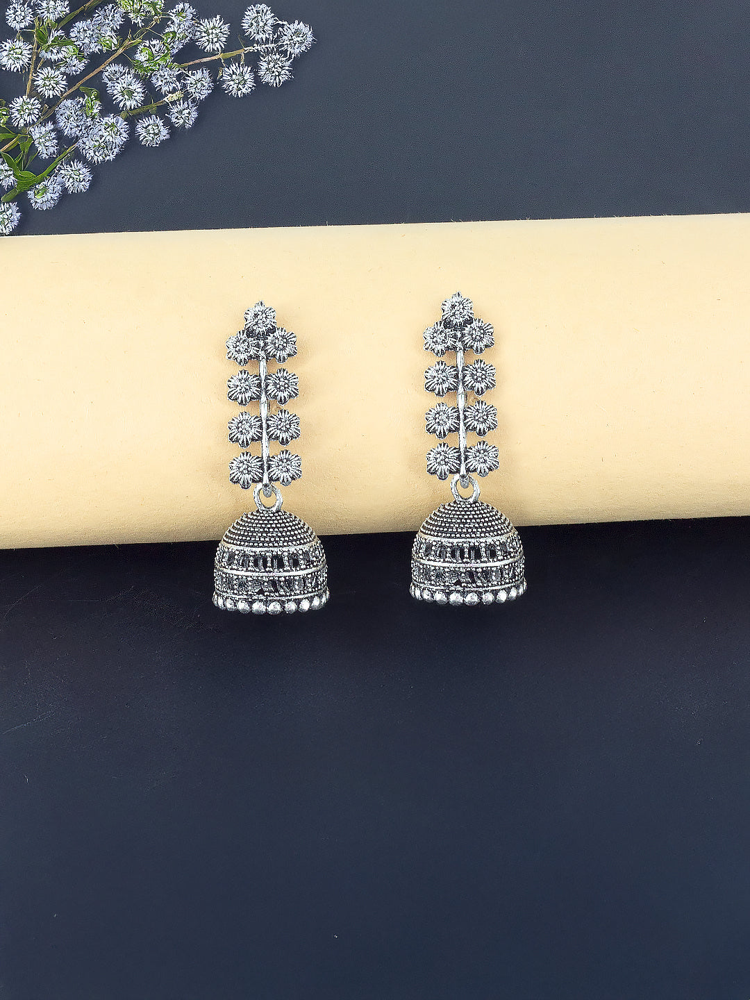 Pack of Eight Jhumki & Drop Earrings