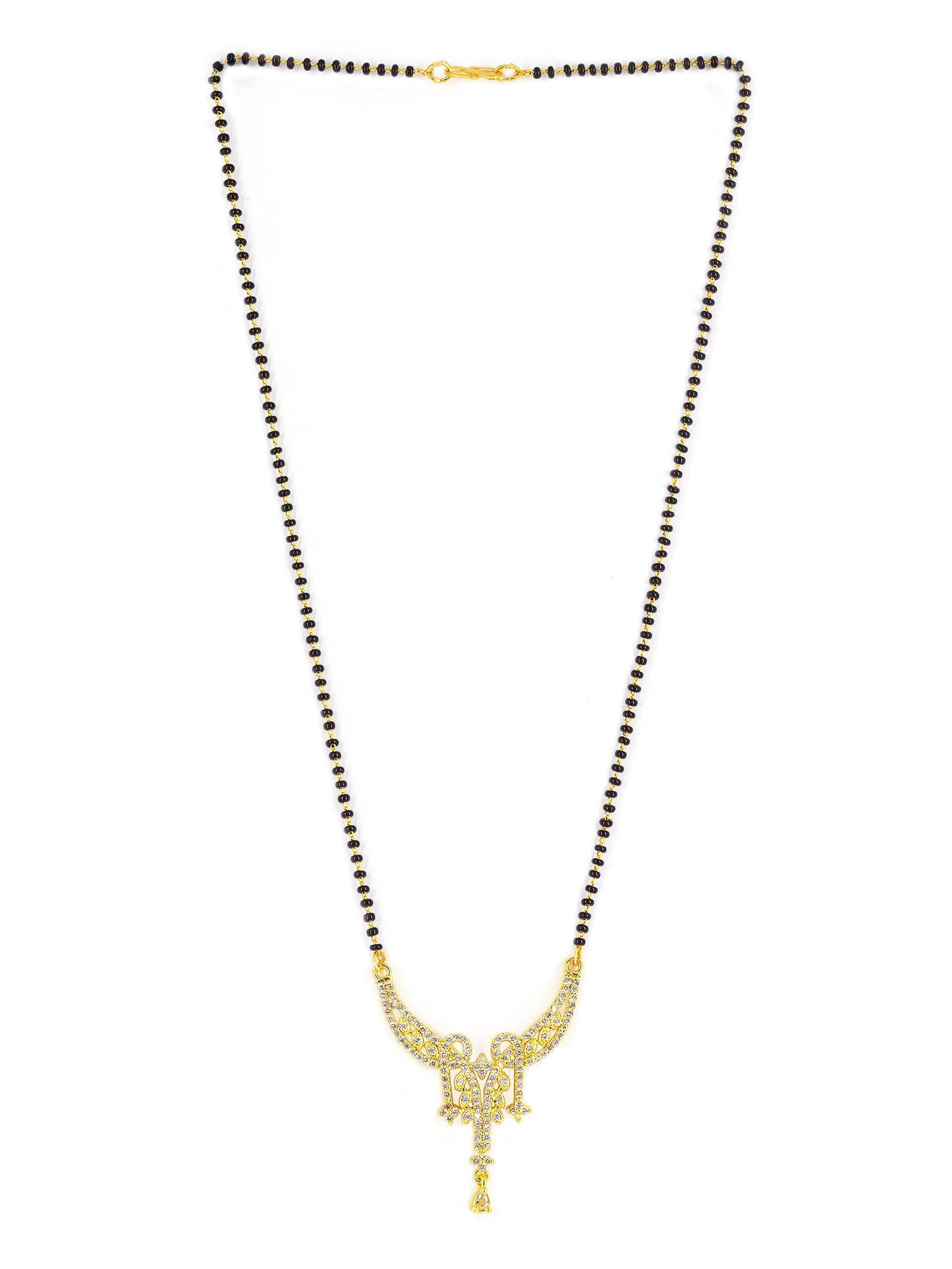 Gold Plated AD Studded Mangalsutra for Women