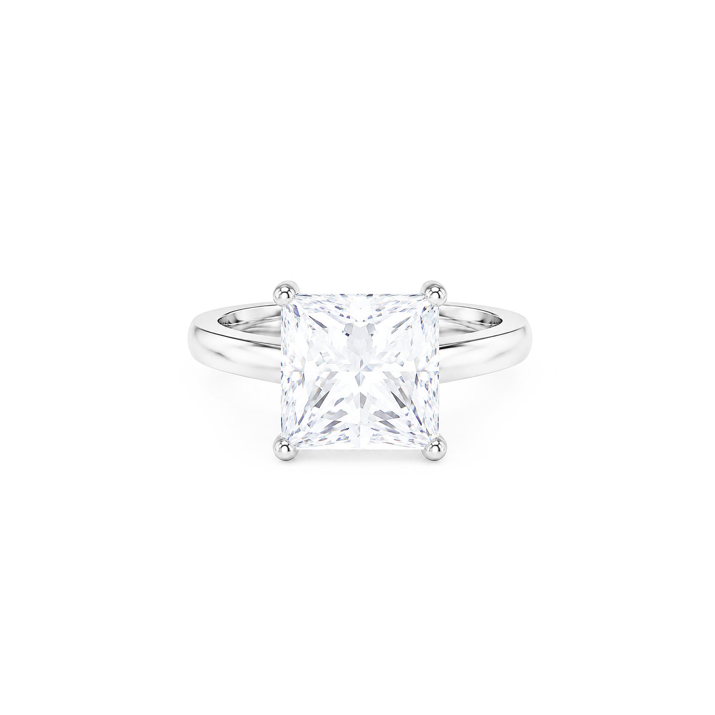 Silver Plated AD Finger Ring for Women