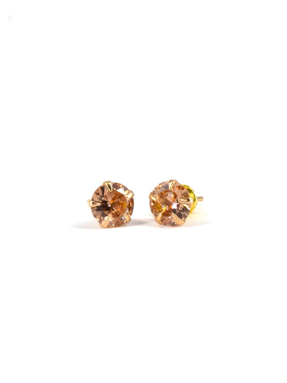 Amber AD Stud Earrings for Women