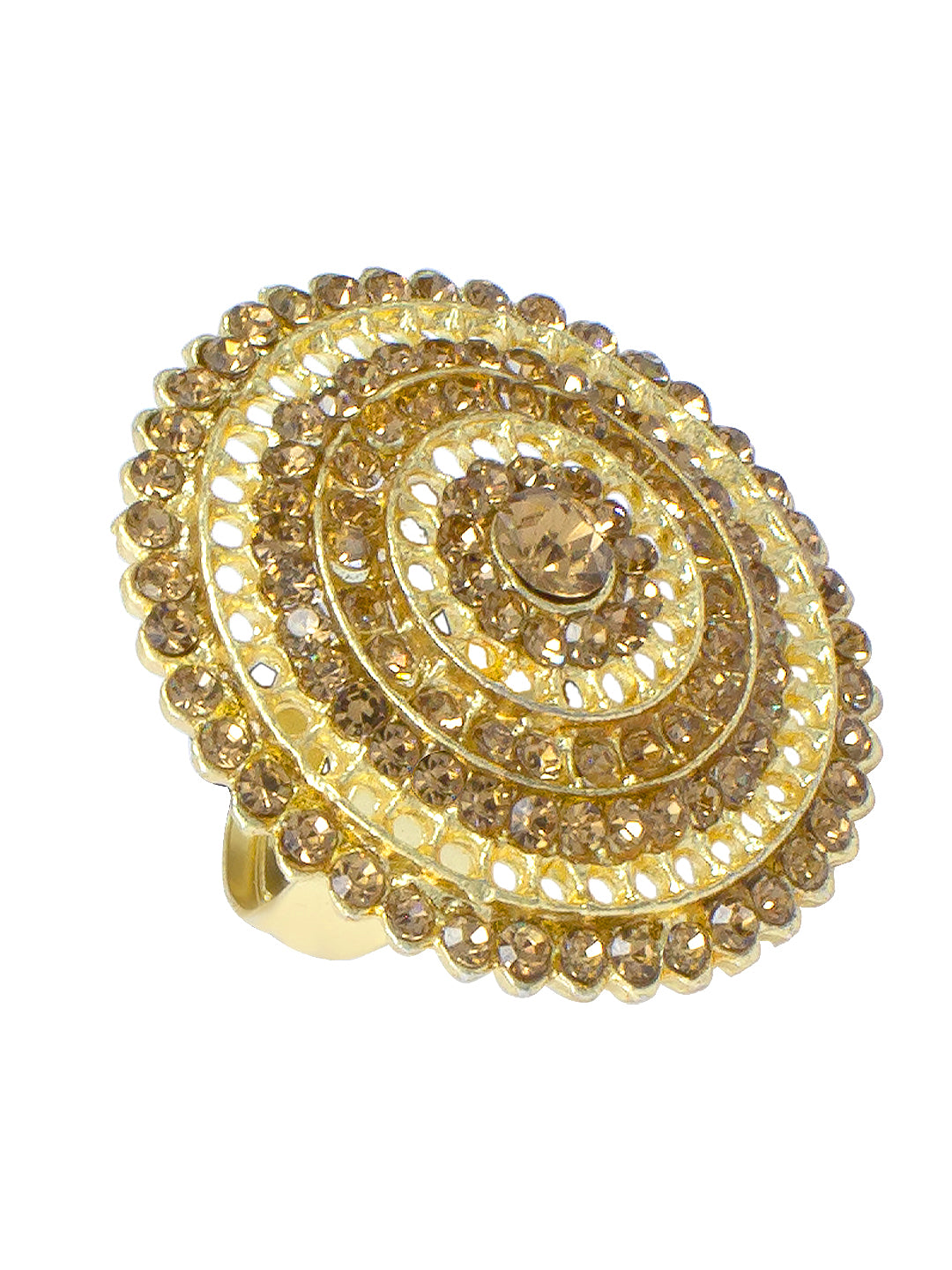 Gold Plated CZ Jewellery Set
