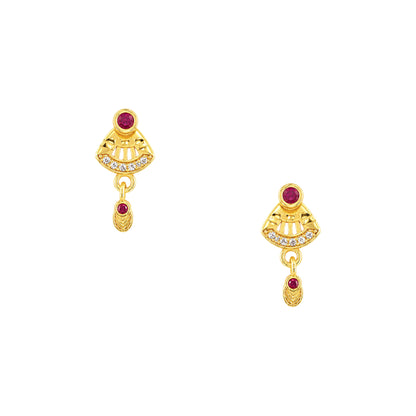 Micro Gold AD Pendant Set for Women