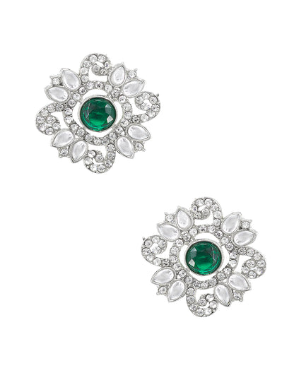 Green CZ Long Jewellery Set