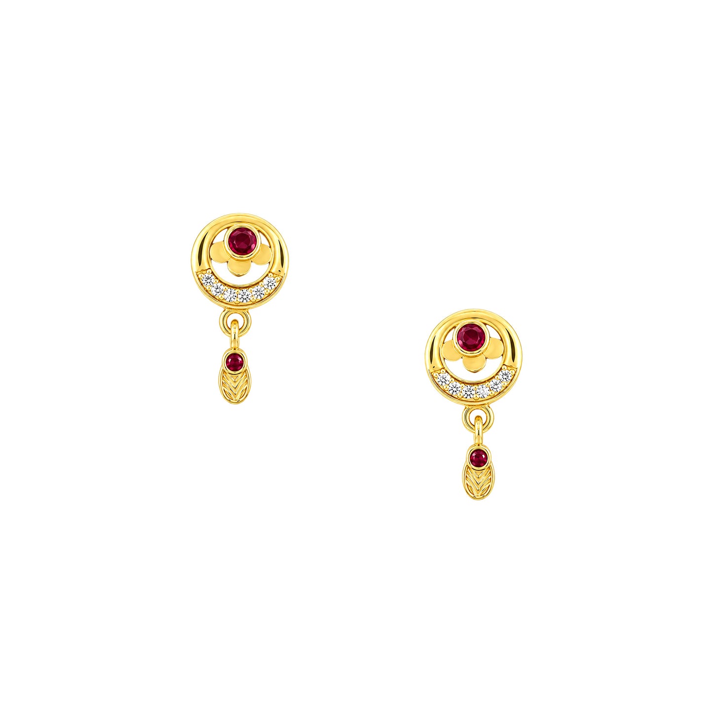 Micro Gold AD Pendant Set for Women